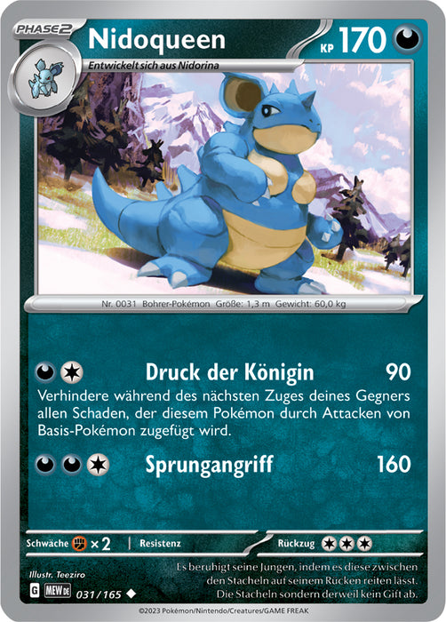 Pokémon 151 Einzelkarten Reverse-Holo nach Auswahl (deutsch)