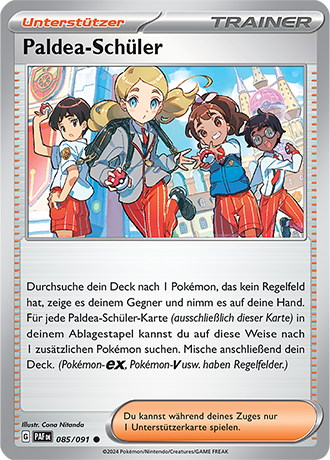 POKÉMON PALDEAS SCHICKSALE TRAINERKARTEN NACH WAHL (DE)