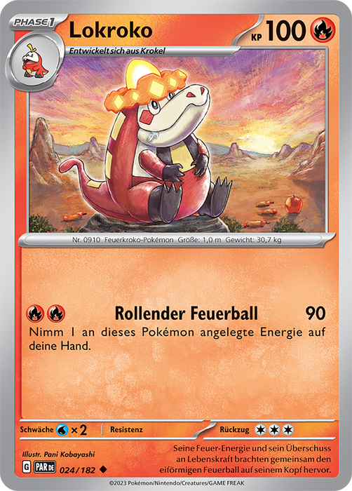 POKÉMON PARADOXRIFT EINZELKARTEN Reverse-Holo Nr. 001 -109 (DE)