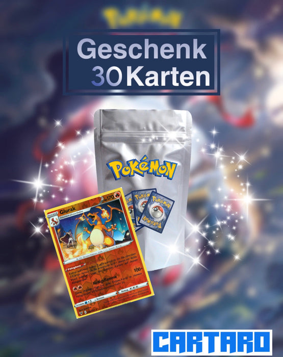 Pokémon Mystery Pack Geschenk 30 Glitzer Karten