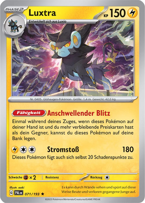 Pokémon Entwicklungen in Paldea holografische Karten nach Wahl (DE)