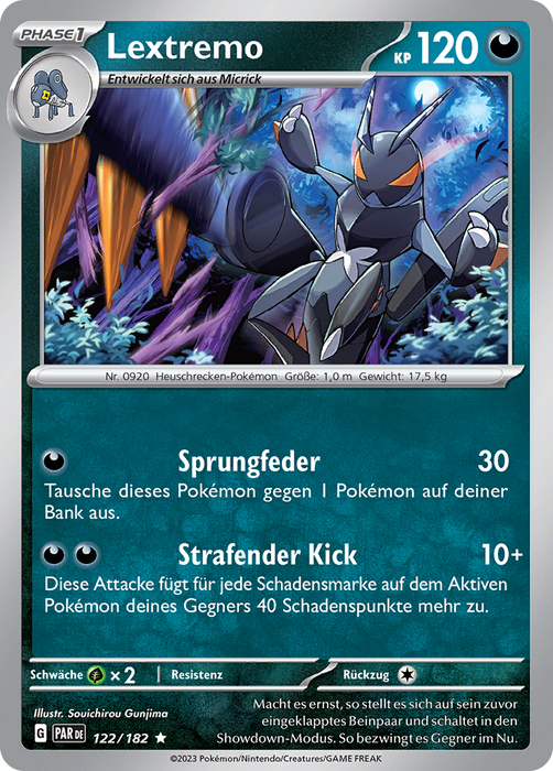 POKÉMON PARADOXRIFT EINZELKARTEN Reverse-Holo Nr. 001 -109 (DE)