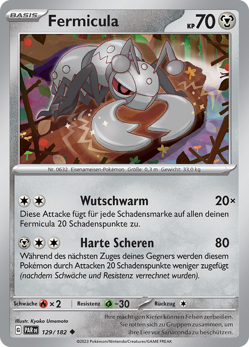 POKÉMON PARADOXRIFT EINZELKARTEN Reverse-Holo Nr. 110-158 (DEUTSCH)