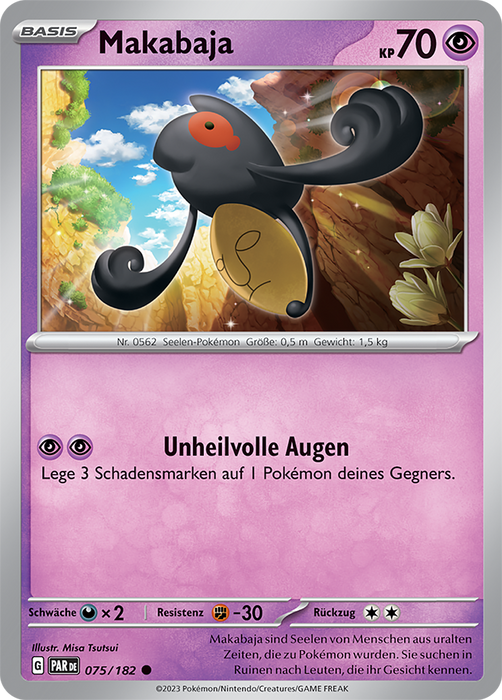 POKÉMON PARADOXRIFT EINZELKARTEN Reverse-Holo Nr. 001 -109 (DE)