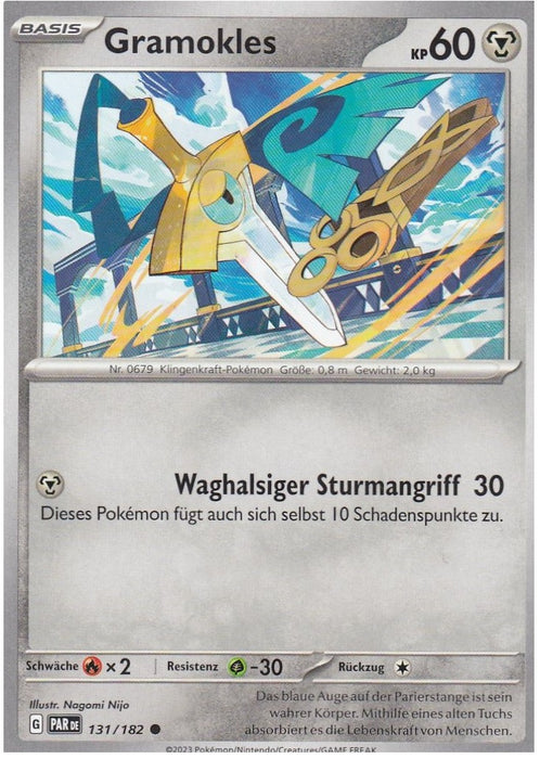 POKÉMON PARADOXRIFT EINZELKARTEN Reverse-Holo Nr. 110-158 (DEUTSCH)