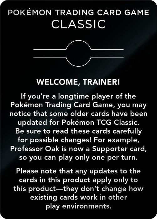 Pokémon TCG Classics Box (ENG)
