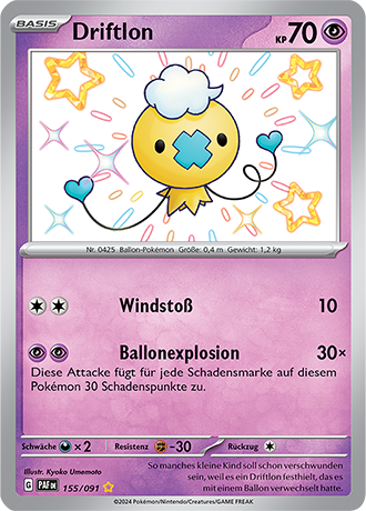 Pokémon Paldeas Schicksale Shiny Einzelkarten nach Wahl (DE)