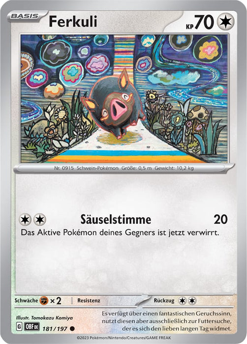 POKÉMON OBSIDIANFLAMMEN EINZELKARTEN REVERSE-HOLO NACH WAHL(DEUTSCH)