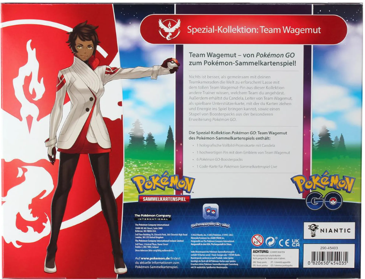 Pokémon GO Spezial-Kollektion Team Intuition/Wagemut oder Weisheit (DE)