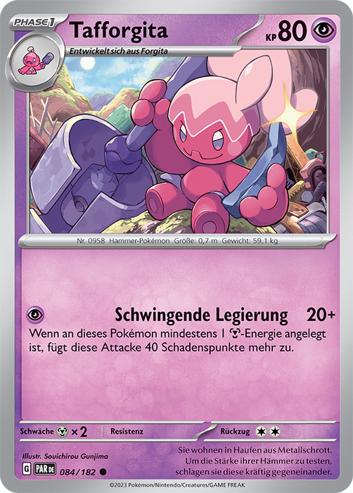 POKÉMON PARADOXRIFT EINZELKARTEN Reverse-Holo Nr. 001 -109 (DE)