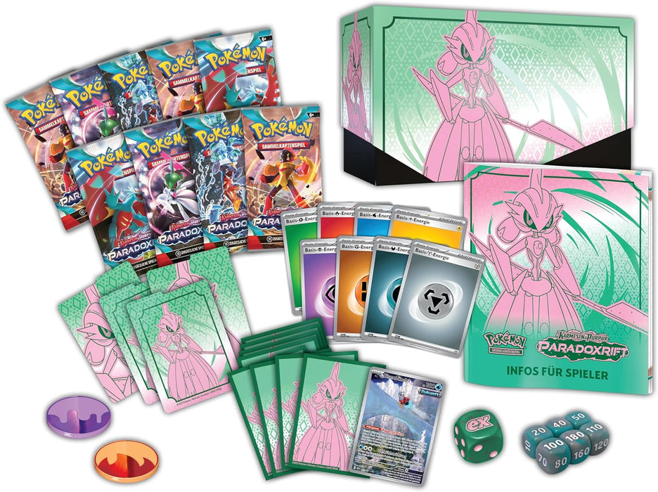 Pokémon Paradoxrift Top-Trainer-Box Eisenkrieger Zukunft (DE)