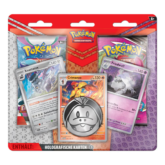 Pokémon 2-Pack Blister mit Promokarten und Münze (DE)
