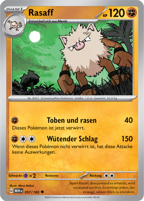 Pokémon 151 Einzelkarten Reverse-Holo nach Auswahl (deutsch)