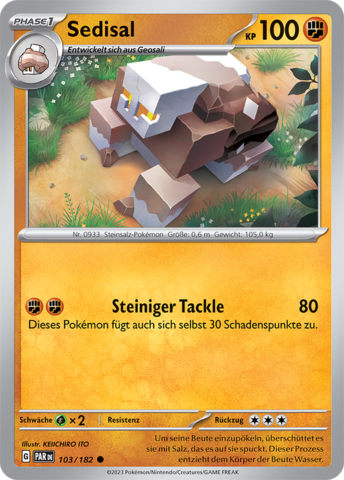 POKÉMON PARADOXRIFT EINZELKARTEN Reverse-Holo Nr. 001 -109 (DE)