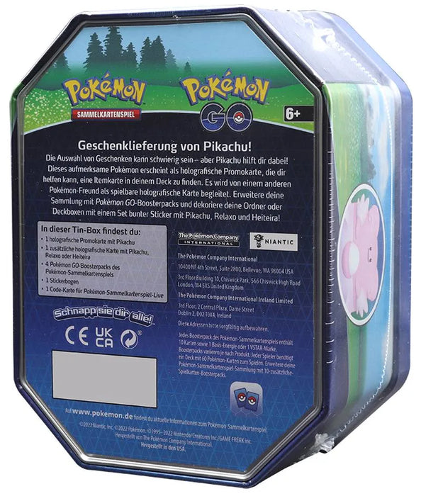 Pokémon GO Tin-Box Relaxo oder Heiteira (DE)