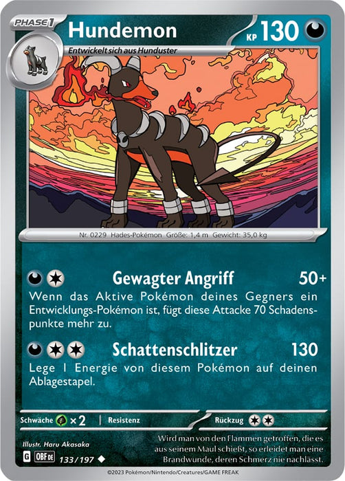 POKÉMON OBSIDIANFLAMMEN EINZELKARTEN REVERSE-HOLO NACH WAHL(DEUTSCH)