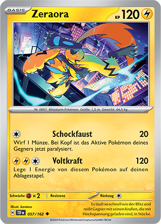 Pokémon Gewalten der Zeit Basis-Karten nach Wahl Nr. 001-118 (DE)