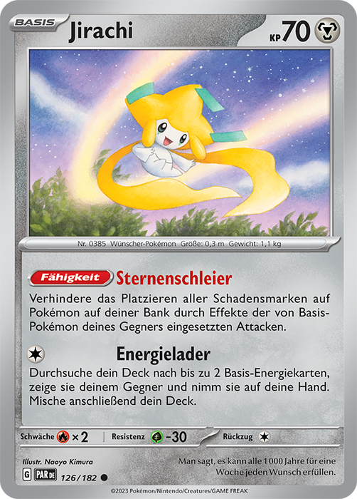 POKÉMON PARADOXRIFT EINZELKARTEN Reverse-Holo Nr. 001 -109 (DE)