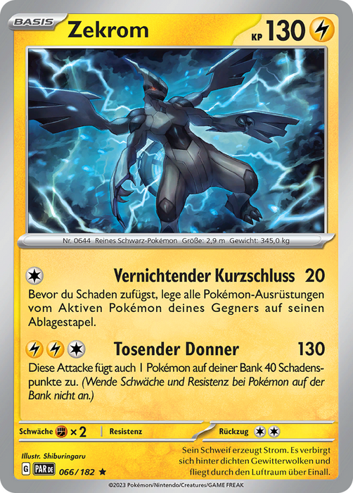 POKÉMON PARADOXRIFT EINZELKARTEN Reverse-Holo Nr. 001 -109 (DE)