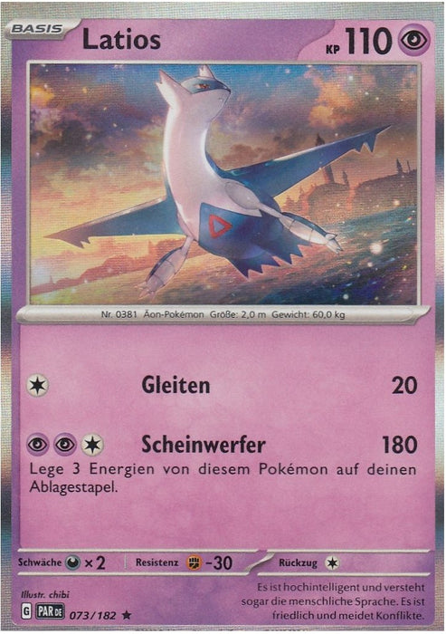 POKÉMON PARADOXRIFT EINZELKARTEN Reverse-Holo Nr. 001 -109 (DE)