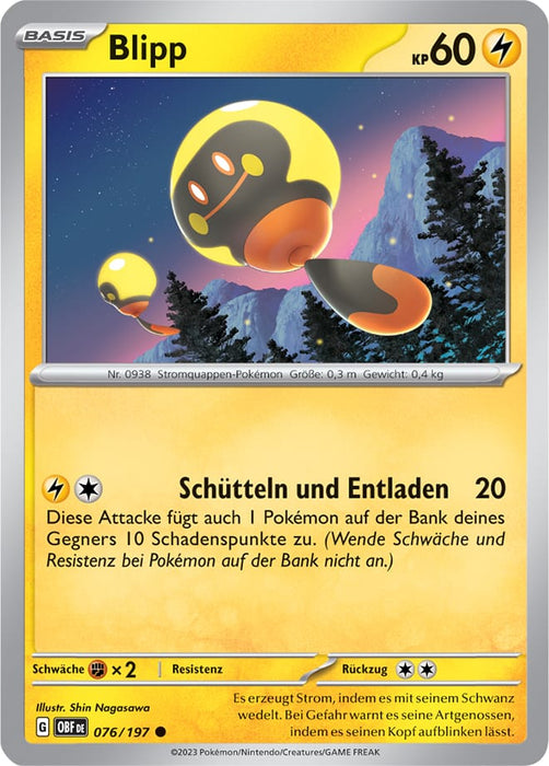 POKÉMON OBSIDIANFLAMMEN EINZELKARTEN REVERSE-HOLO NACH WAHL(DEUTSCH)