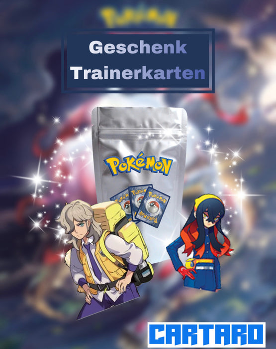 Pokémon Mystery Pack Geschenk 50 Trainerkarten keine Doppelten!