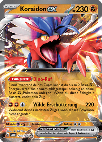 Pokémon Karmesin & Purpur Einzelkarten Fullart/EX nach Auswahl (DE)