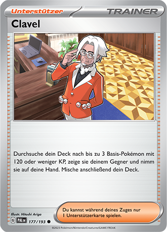 Pokémon Entwicklungen in Paldea Trainer-Karten nach Wahl (DE)