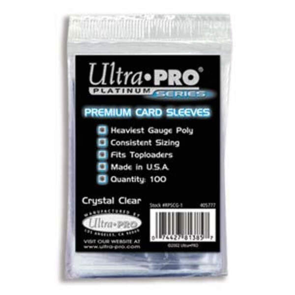 Ultra Pro Platinum Card Sleeves (100 Stück)