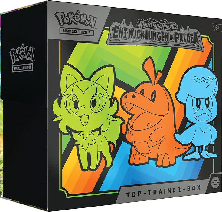 Pokémon Entwicklungen in Paldea Top Trainer Box (DE)