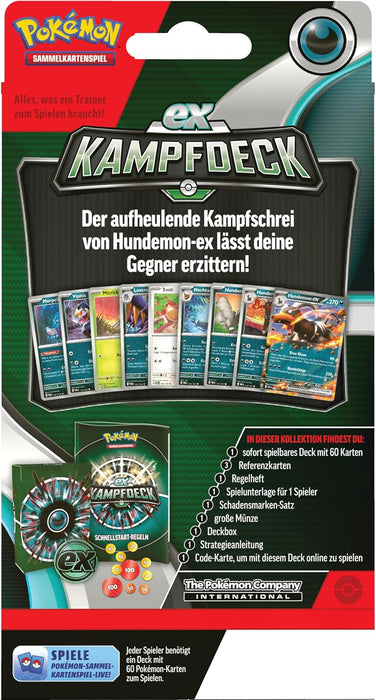 Pokémon EX-Kampfdeck Hundemon-ex oder Melmetal-ex (DE)