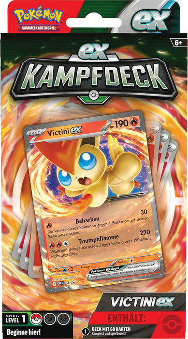 Pokémon EX-Kampfdeck Victini-ex oder Miraidon-ex (DE)