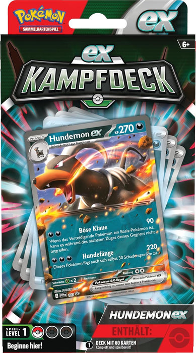 Pokémon EX-Kampfdeck Hundemon-ex oder Melmetal-ex (DE)