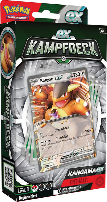 Pokémon Kampfdeck Quajutsu-ex oder Kangama-ex (DE)