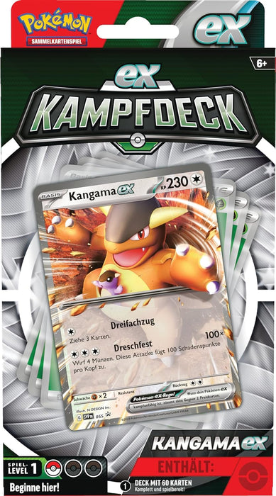 Pokémon Kampfdeck Quajutsu-ex oder Kangama-ex (DE)