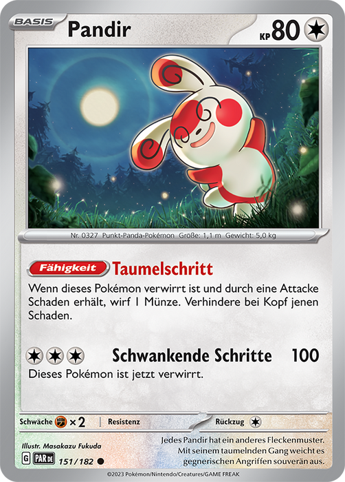 POKÉMON PARADOXRIFT EINZELKARTEN Reverse-Holo Nr. 001 -109 (DE)