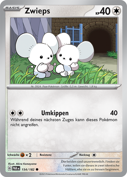 POKÉMON PARADOXRIFT EINZELKARTEN Reverse-Holo Nr. 110-158 (DEUTSCH)