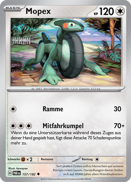 POKÉMON PARADOXRIFT EINZELKARTEN Reverse-Holo Nr. 001 -109 (DE)