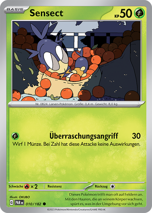 POKÉMON PARADOXRIFT EINZELKARTEN Reverse-Holo Nr. 001 -109 (DE)