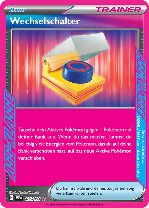 Pokémon Stürmische Funken Trainerkarten/ASS-KLASSE Karten nach Wahl (DE)