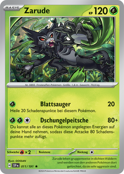 Pokémon Stürmische Funken holografische Karten nach Wahl (DE)