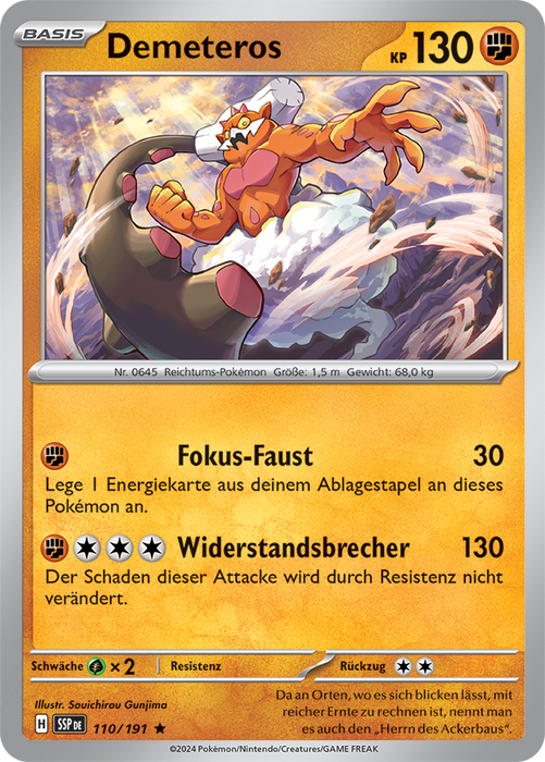 Pokémon Stürmische Funken holografische Karten nach Wahl (DE)