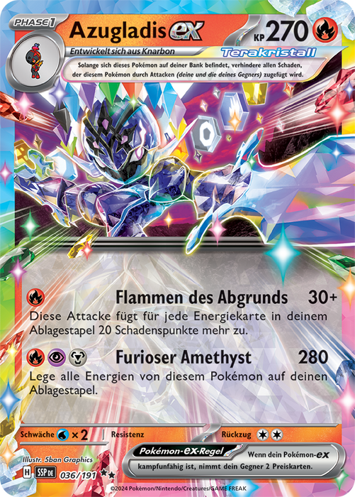 Pokémon Stürmische Funken Fullart/EX Karten nach Wahl (DE)