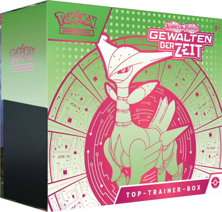 Pokémon Gewalten der Zeit Top-Trainer-Box Eisenblatt (DE)