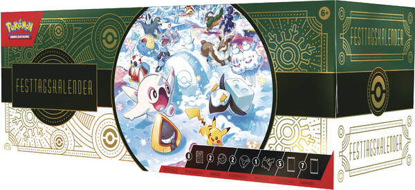 Pokémon Adventskalender Festtagskalender 2024 (Deutsch)