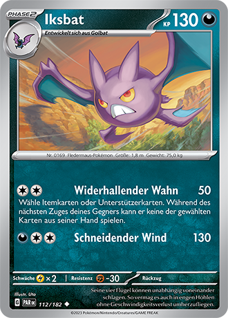 POKÉMON PARADOXRIFT EINZELKARTEN Reverse-Holo Nr. 110-158 (DEUTSCH)