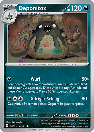 POKÉMON PARADOXRIFT EINZELKARTEN Reverse-Holo Nr. 110-158 (DEUTSCH)