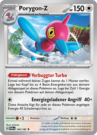 POKÉMON PARADOXRIFT EINZELKARTEN Reverse-Holo Nr. 110-158 (DEUTSCH)