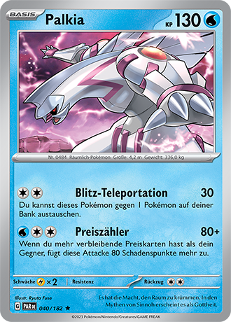 POKÉMON PARADOXRIFT EINZELKARTEN Reverse-Holo Nr. 001 -109 (DE)