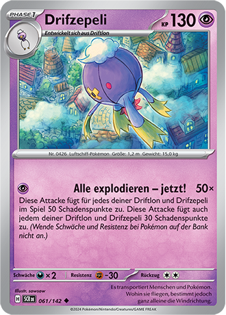 Pokémon Stellarkrone Reverse-Holo Karten nach Wahl Nr.: 002 -111 (DE)